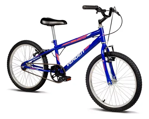 Bicicleta Aro 20 Folks Azul Verden Bikes Tamanho Do Quadro 20